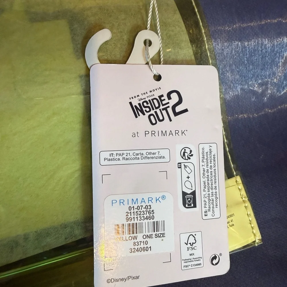 Inside Out 2 Joy Pencil Bags – Primark Exclusive (Set of 2)